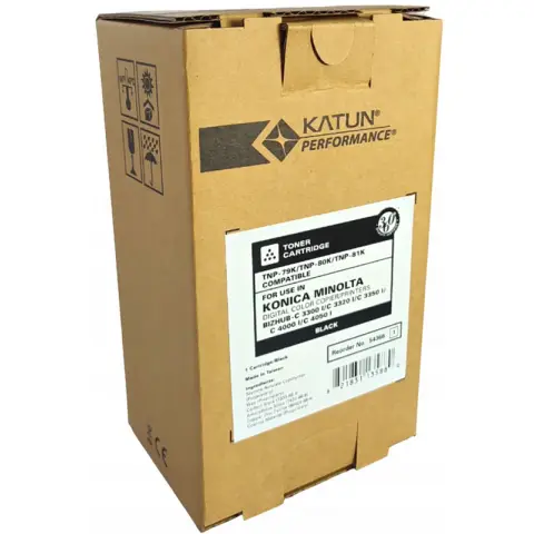Toner 54360 Czarny do drukarek Konica Minolta (Zamiennik Minolta TNP79K / TNP80K / TNP81K) [13k]